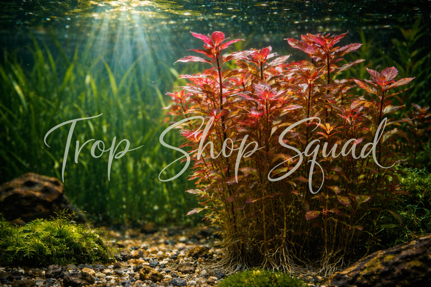 🌿  12 Red Ludwigia (Ludwigia Repens) – Live Aquarium Plant
Vibrant Red Stem Plant | Easy Grower | Freshwater Aquarium & Pond